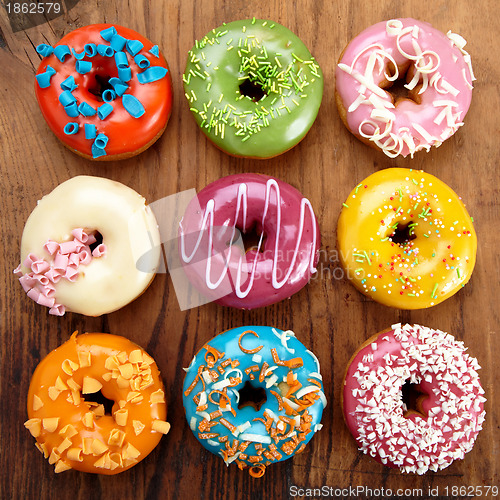 Image of baked doughnuts