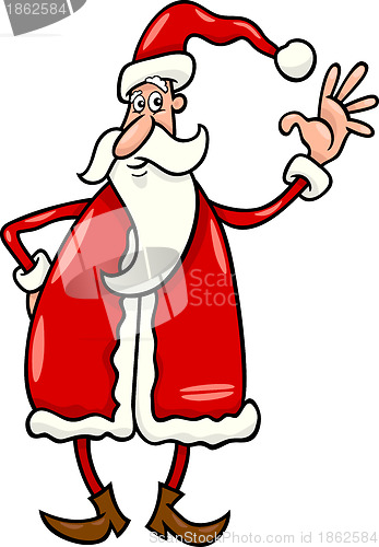 Image of santa claus cartoon