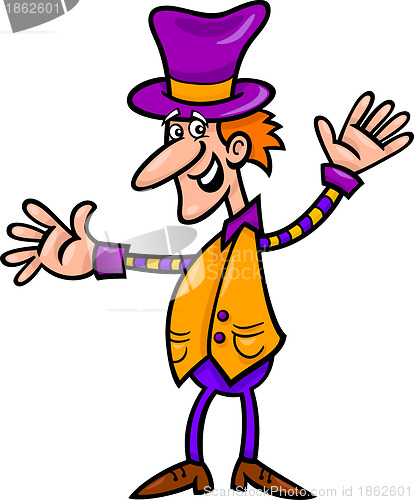 Image of christmas elf or gnome cartoon