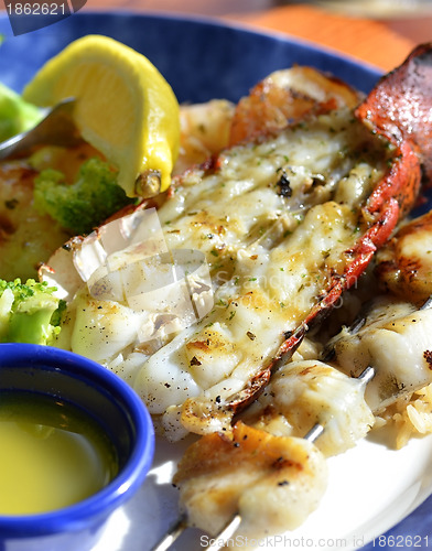 Image of lobster Shrimps And Scallops
