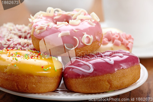 Image of baked doughnuts