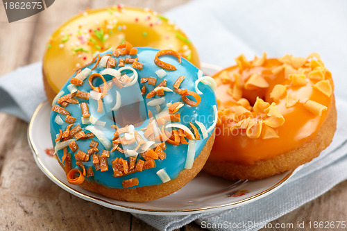 Image of baked doughnuts