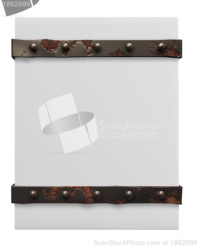 Image of packing with iron bands