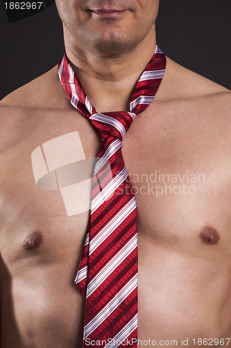 Image of business man naked
