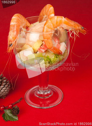 Image of Christmas prawns
