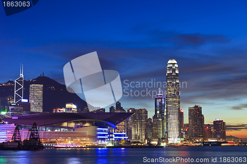 Image of Hong Kong at night