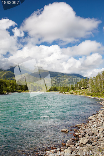 Image of Altai river Katun