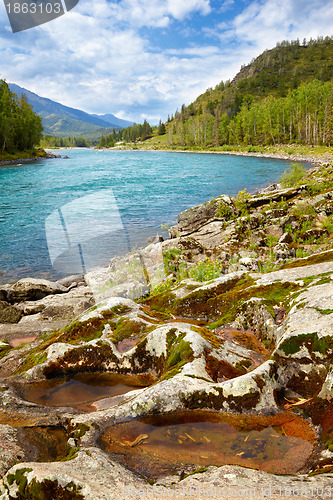 Image of Altai river Katun