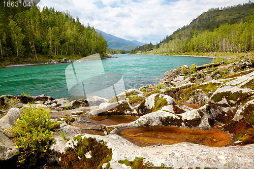 Image of Altai river Katun