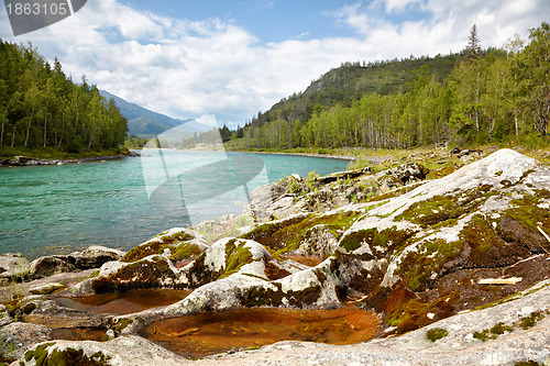 Image of Altai river Katun