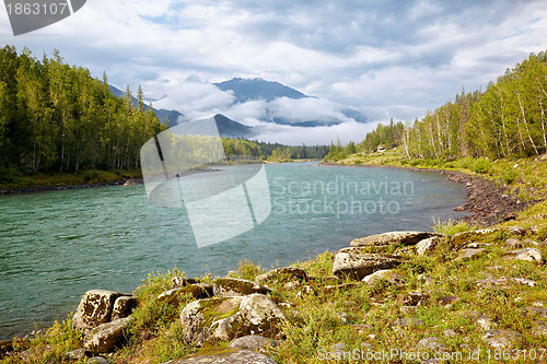 Image of Altai river Katun