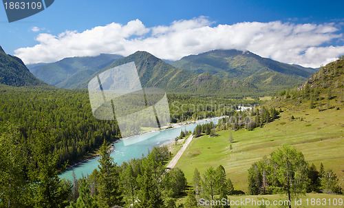 Image of Altai river Katun