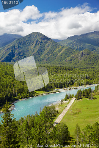 Image of Altai river Katun