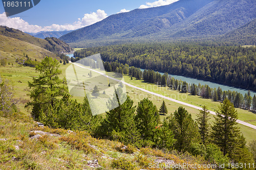 Image of Altai river Katun