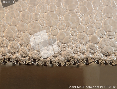 Image of Foam over detergent