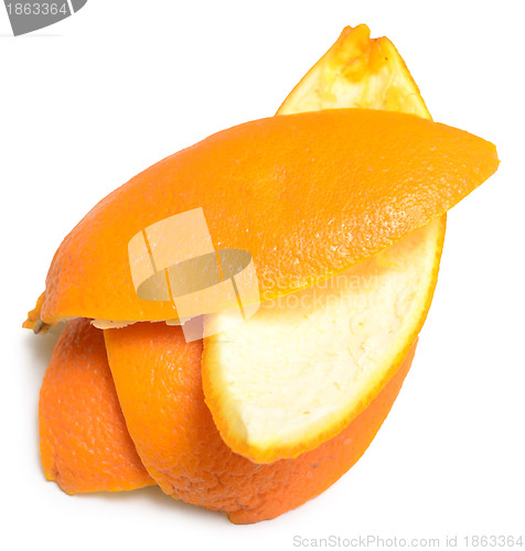 Image of peel of an orange