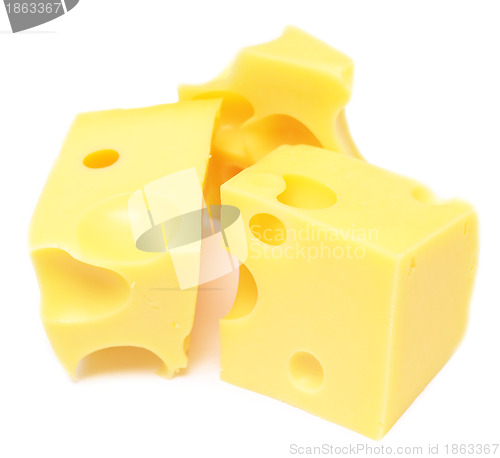 Image of cheese cubes