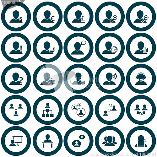 Image of People icon set