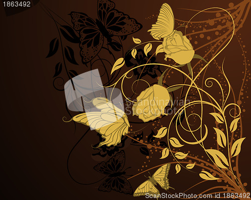 Image of floral background