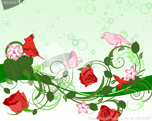 Image of floral background