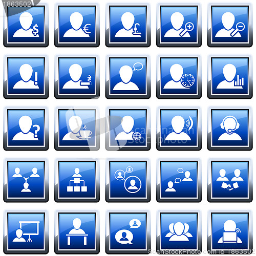 Image of People icon set