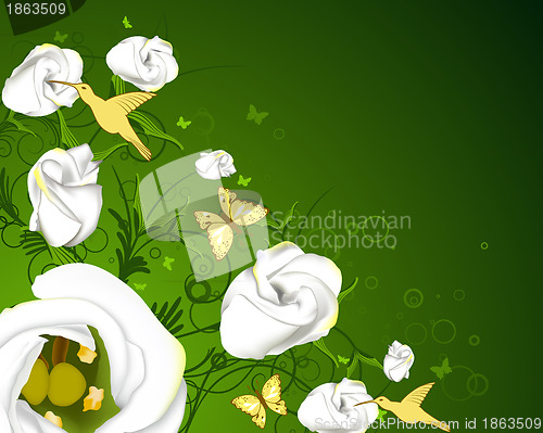 Image of floral background