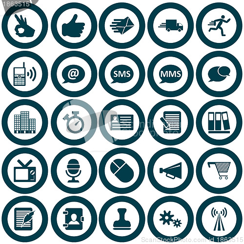 Image of Office  icon set