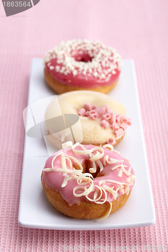 Image of baked doughnuts