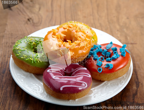Image of baked doughnuts