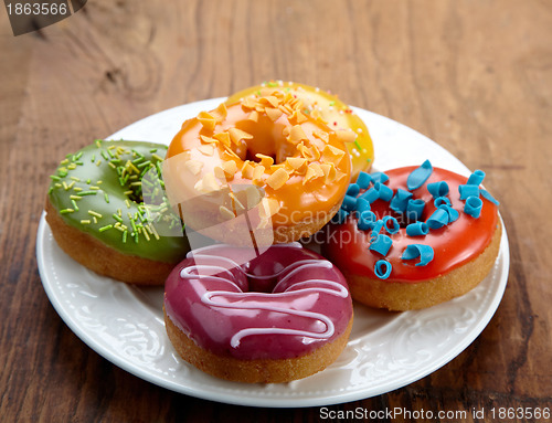 Image of baked doughnuts