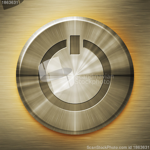 Image of golden start button