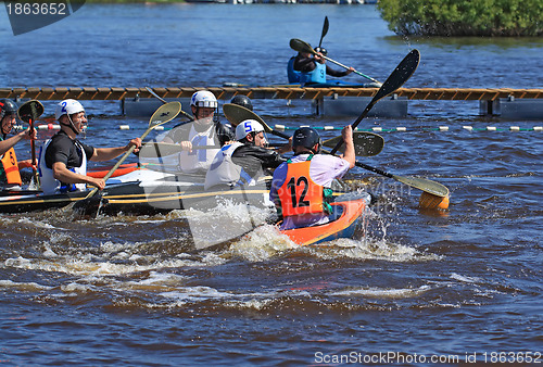 Image of VELIKY NOVGOROD, RUSSIA - JUNE 10: The second stage of the Cup o