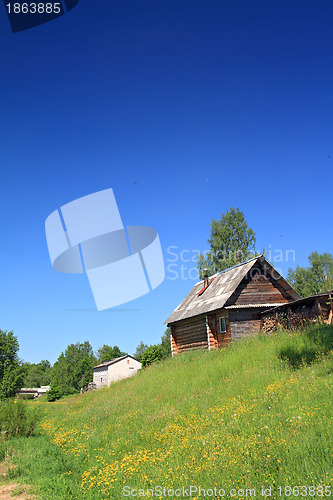 Image of rural house not low hill