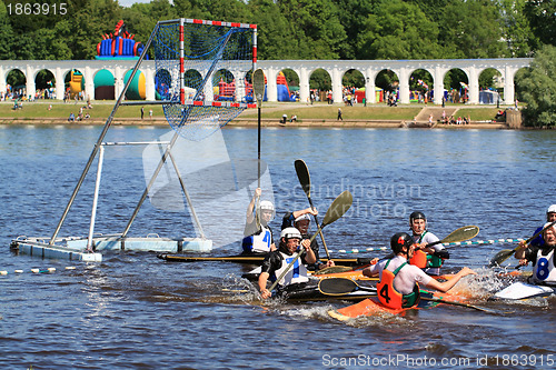 Image of VELIKY NOVGOROD, RUSSIA - JUNE 10: The second stage of the Cup o