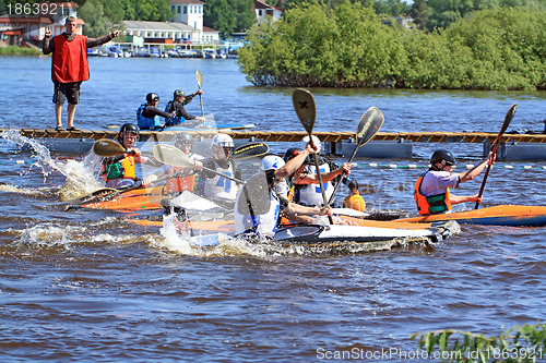 Image of VELIKIJ NOVGOROD, RUSSIA - JUNE 10: The second stage of the Cup 