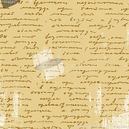 Image of aging manuscript on brown paper