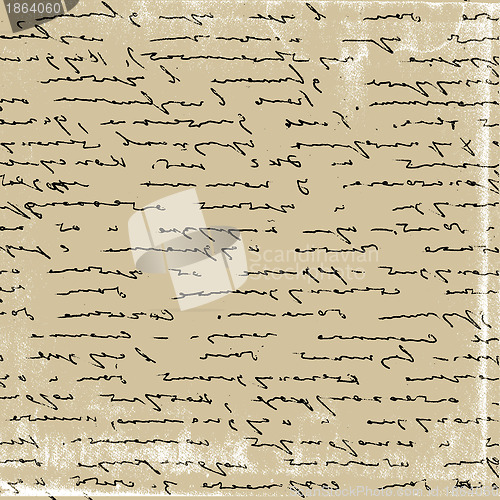 Image of aging manuscript on brown paper