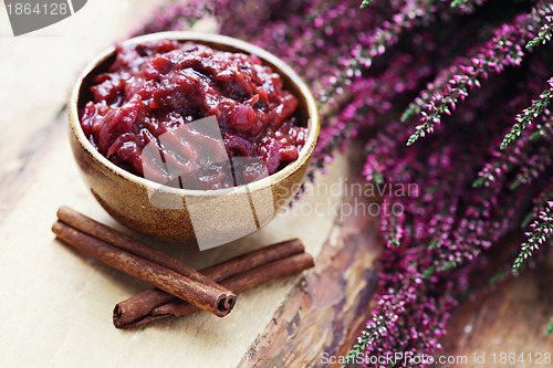 Image of plum and apple chutney