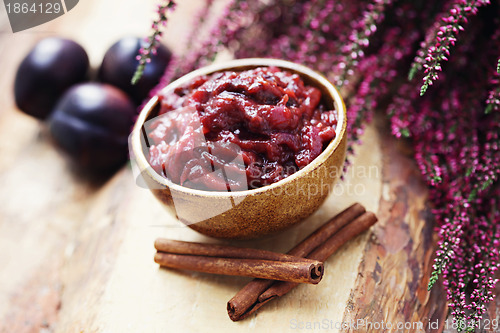 Image of plum and apple chutney