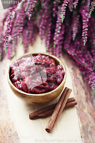 Image of plum and apple chutney