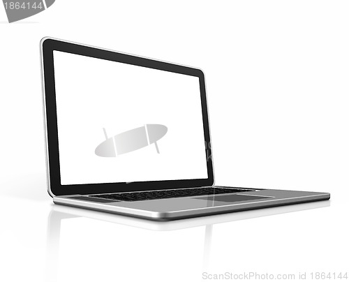Image of Laptop computer isolated on white