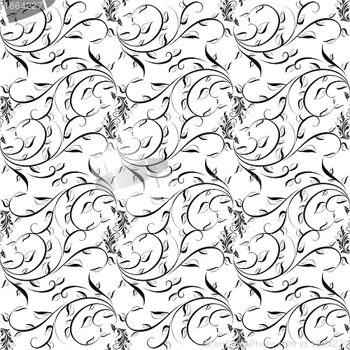 Image of Seamless Floral Pattern