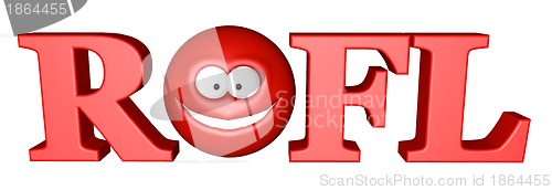 Image of rofl with smiley