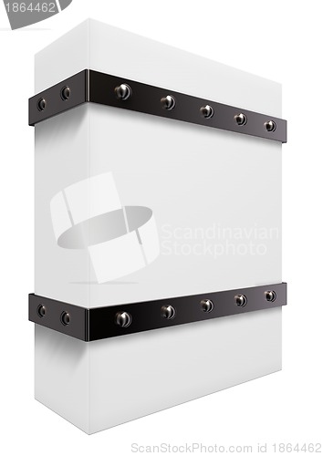 Image of box with iron bands