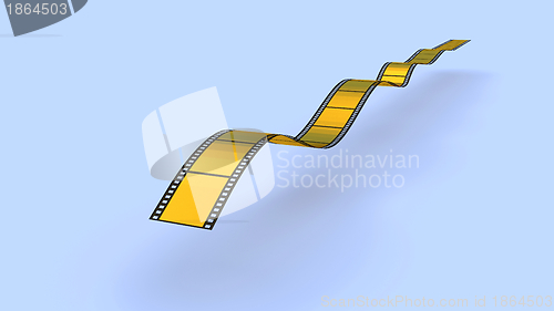 Image of Gold  film strip