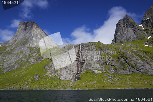 Image of Fjord on Lofoten islands