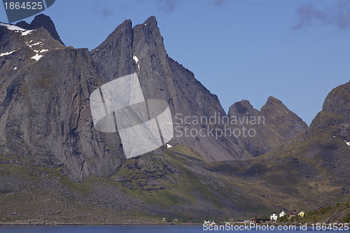 Image of Fjord on Lofoten islands