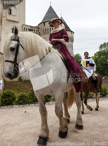 Image of Princesses Riding Horses