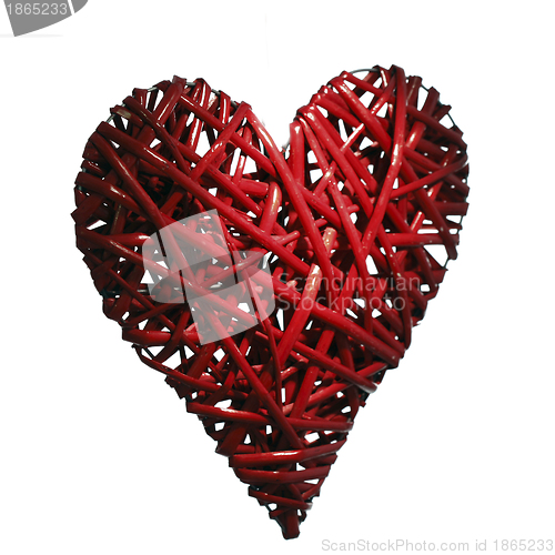 Image of Hand made red heart