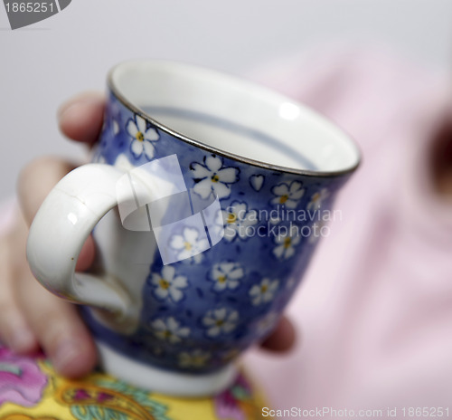 Image of Woman with cofee